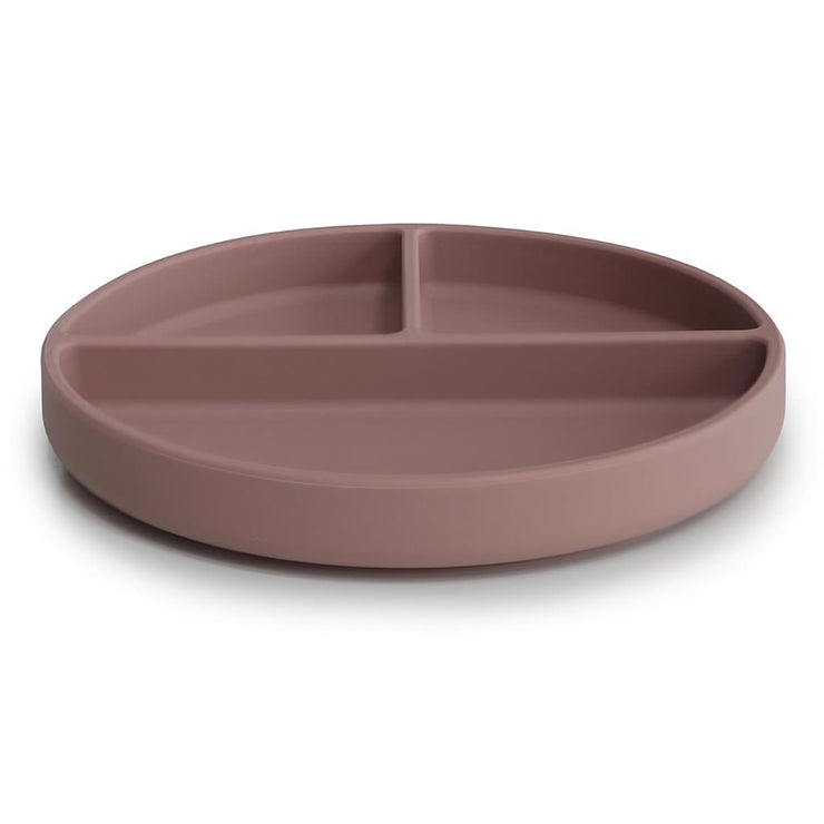 Kids Silicone Suction Plate - Cloudy Mauve