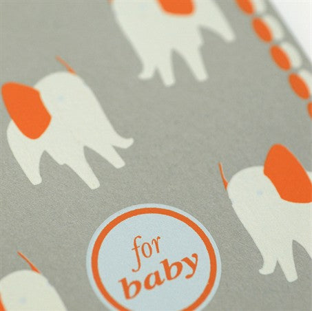 For Baby - Elephant Card