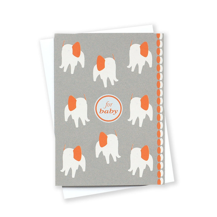 For Baby - Elephant Card