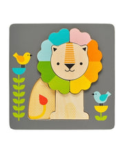 Petit Collage Chunky Wooden Lion Puzzle