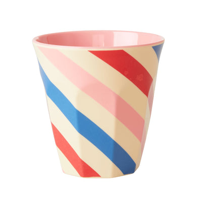 Rice Melamine Cup / Mug -Striped