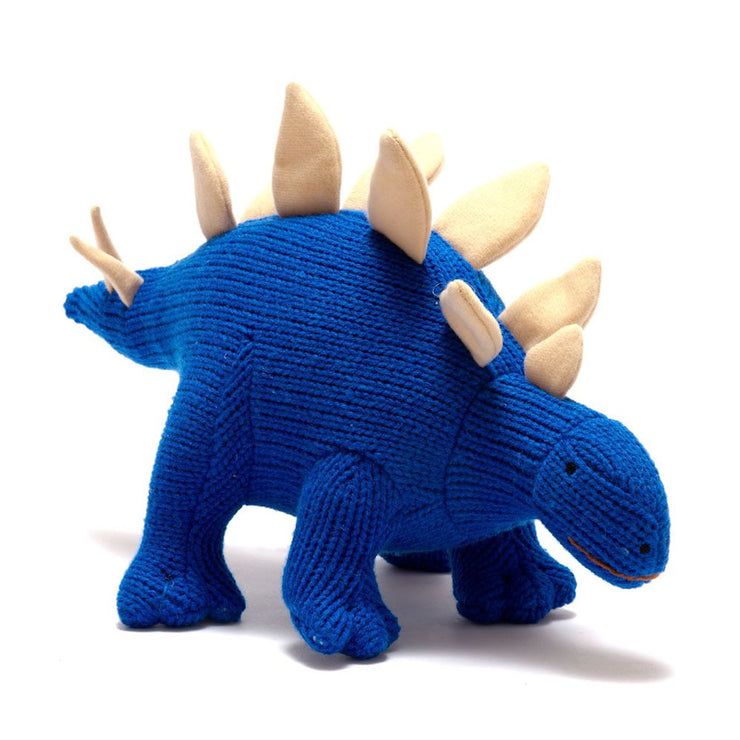 Knitted Stegosaurus Dinosaur Rattle