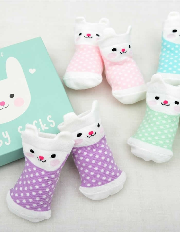 Baby Socks Gift Set - Bunny