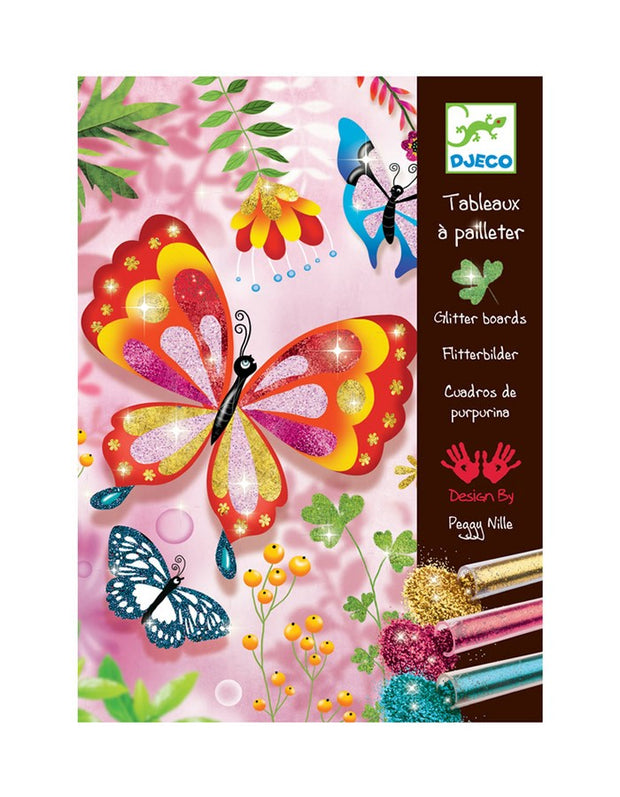 Butterfly Glitter Craft Board Set