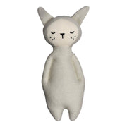 Fabelab Soft Toy Organic Cotton Rattle Grey Bunny