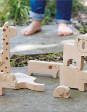 Wooden Jungle Puzzle And Stacking Set