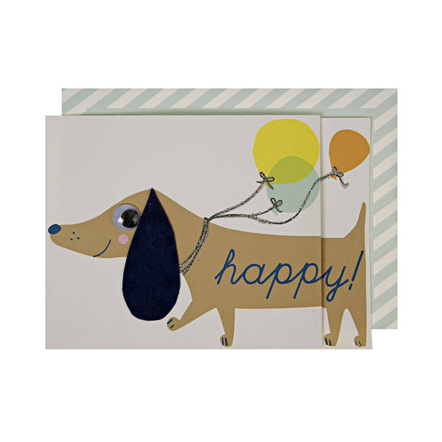 Sausage Dog Birthday Card