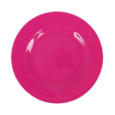 Rice Melamine Plate - Fuchsia Pink