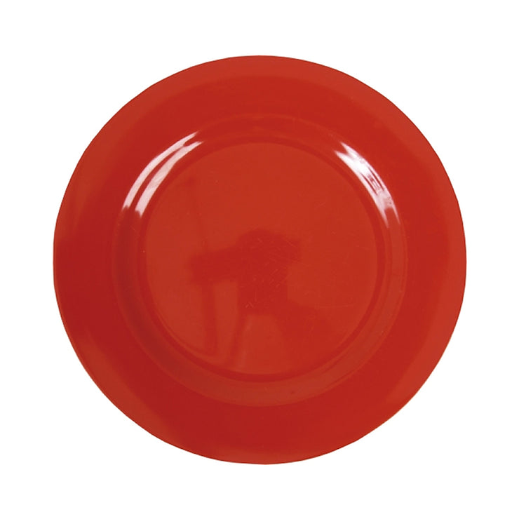 Rice Melamine Dinner Plate - Red