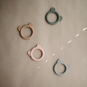 Mushie Teething Ring - Cat Stone